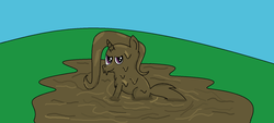 Size: 1584x716 | Tagged: safe, artist:amateur-draw, trixie, pony, unicorn, g4, 1000 hours in ms paint, female, ms paint, mud, muddy, solo