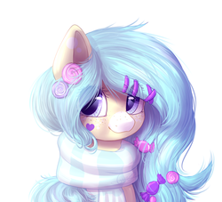 Size: 2200x2000 | Tagged: safe, artist:peachmayflower, oc, oc only, pony, high res, solo