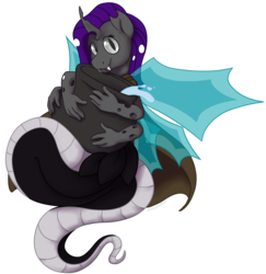 Size: 1455x1500 | Tagged: safe, artist:darkodraco, oc, oc only, oc:sirenity, changeling, lamia, original species, anthro, cauldron, female, halloween, multiple arms, simple background, smiling, solo, transparent background