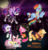 Size: 600x621 | Tagged: safe, artist:falldust, applejack, fluttershy, pinkie pie, rainbow dash, rarity, twilight sparkle, alicorn, hengstwolf, pony, vampire, g4, animal costume, bone, bunny costume, clothes, costume, grin, halloween, hat, jack-o-lantern, mane six, moon, night, nightmare night, nightmare night costume, pirate, pirate costume, pirate dash, pumpkin, skeleton costume, smiling, twilight sparkle (alicorn), witch, witch hat, wolf costume