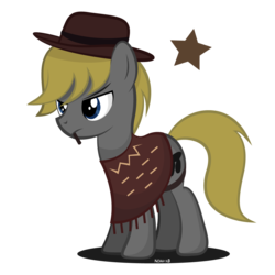 Size: 1080x1080 | Tagged: safe, artist:noah-x3, oc, oc only, oc:noah, clothes, costume, nightmare night costume, show accurate, simple background, solo, the man with no name, transparent background, vector