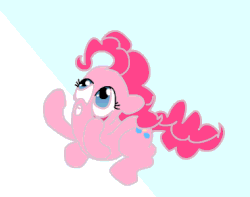 Size: 380x300 | Tagged: safe, artist:pintophile, pinkie pie, g4, 30 minute art challenge, animated, female, gif, prone, solo