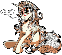 Size: 2743x2430 | Tagged: safe, artist:gray--day, pony, amaterasu, cute, dialogue, high res, okami, ponified, sitting, solo, speech bubble, underhoof