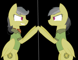 Size: 1468x1127 | Tagged: safe, artist:thefanficfanpony, daring do, g4, alternate universe, duality