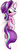 Size: 358x926 | Tagged: safe, artist:dori-to, starlight glimmer, pony, unicorn, g4, body pillow, body pillow design, butt, cute, female, glimmerbetes, looking at you, mare, plot, solo