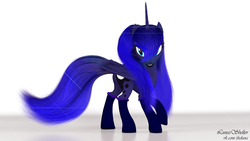 Size: 1920x1080 | Tagged: safe, artist:thelunagames, princess luna, g4, 3d, clothes, female, looking at you, socks, solo