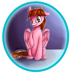 Size: 2984x3000 | Tagged: safe, artist:xskytheartist, oc, oc only, oc:twittershy, pony, high res, solo