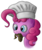 Size: 1245x1480 | Tagged: safe, artist:uber-dragon, pinkie pie, fish, g4, chef's hat, cute, diapinkes, female, hat, misleading thumbnail, mouth hold, solo