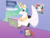 Size: 2500x1903 | Tagged: safe, artist:equestria-election, artist:scramjet747, princess celestia, alicorn, pony, g4, artifact, checklist, clipboard, computer, crown, cute, cutelestia, cutie mark, dialogue, equestrian innovations, female, grin, hope poster, horseshoes, jewelry, laptop computer, macbook, mare, obey, poster, problem, profit, propaganda, quill, regalia, shepard fairey, smiling, solo, south park, spread wings, step 4 profit, trollestia, tyrant celestia