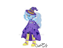 Size: 900x675 | Tagged: safe, artist:overlofka, trixie, equestria girls, g4, my little pony equestria girls: rainbow rocks, female, solo, watermark