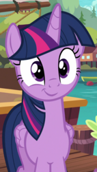 Size: 614x1080 | Tagged: safe, screencap, twilight sparkle, alicorn, pony, g4, my little pony: friendship is magic, ppov, cropped, cute, female, mare, solo, twilight sparkle (alicorn)