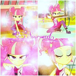 Size: 1080x1080 | Tagged: artist needed, safe, sour sweet, equestria girls, g4, collage