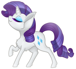 Size: 498x452 | Tagged: safe, artist:dedonnerwolke, rarity, pony, g4, female, simple background, solo, transparent background