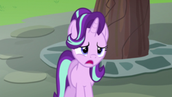 Size: 640x360 | Tagged: safe, screencap, starlight glimmer, pony, every little thing she does, g4, season 6, apologetic, apology, begging, cute, female, mare, open mouth, solo