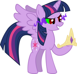 Size: 2853x2753 | Tagged: safe, artist:ssilverbeeze, twilight sparkle, alicorn, pony, g4, corrupted, corrupted twilight sparkle, crown, female, folded wings, high res, hoof hold, jewelry, mare, power hungry, queen, regalia, simple background, solo, sombra eyes, transparent background, twilight sparkle (alicorn), tyrant sparkle, usurpation, vector