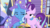 Size: 1600x900 | Tagged: safe, screencap, starlight glimmer, trixie, pony, g4, to where and back again, cheek squish, hug, just friends, lidded eyes, trixie's wagon