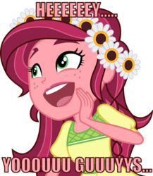 Size: 7000x8057 | Tagged: safe, artist:luckreza8, gloriosa daisy, equestria girls, g4, my little pony equestria girls: legend of everfree, absurd resolution, female, floral head wreath, flower, simple background, solo, the electric company, the goonies, transparent background, tv reference, vector