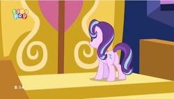 Size: 1143x649 | Tagged: safe, screencap, starlight glimmer, pony, g4, to where and back again, female, mare, solo