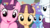 Size: 1024x576 | Tagged: safe, screencap, amethyst skim, double diamond, sugar belle, trixie, earth pony, pony, unicorn, g4, my little pony: friendship is magic, to where and back again, cute, double dawwmond, female, horn, male, mare, stallion, sugarbetes