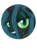 Size: 600x803 | Tagged: safe, artist:brittanysdesigns, queen chrysalis, changeling, changeling queen, g4, bust, button, female, portrait, solo