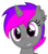 Size: 6000x6791 | Tagged: dead source, safe, artist:nevermattie, oc, oc only, oc:emilydiner, pony, unicorn, absurd resolution, bust, cute, portrait, simple background, smiling, solo, trade, transparent background, vector