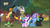 Size: 1136x640 | Tagged: safe, screencap, discord, starlight glimmer, thorax, trixie, pony, unicorn, g4, to where and back again, female, mare, reformed four