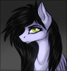 Size: 1771x1882 | Tagged: source needed, safe, artist:sevenada, oc, oc only, pegasus, pony, bust, gift art, looking at you, portrait, solo