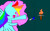 Size: 982x607 | Tagged: safe, artist:tj0001, rainbow dash, pony, g4, 1000 hours in ms paint, crossover, fanfic art, male, sonic the hedgehog, sonic the hedgehog (series)