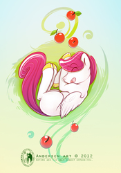 Size: 1280x1824 | Tagged: safe, artist:antiander, oc, oc only, pegasus, pony, apple, blank flank, food, happy, solo