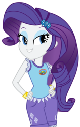 Size: 1931x3063 | Tagged: safe, artist:sketchmcreations, rarity, equestria girls, g4, my little pony equestria girls: legend of everfree, female, hand on hip, hips, lidded eyes, simple background, solo, transparent background, vector