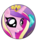 Size: 600x803 | Tagged: safe, artist:brittanysdesigns, princess cadance, g4, bust, button, female, portrait, simple background, solo, transparent background