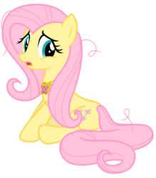 Size: 3850x4400 | Tagged: safe, artist:estories, fluttershy, g4, element of kindness, female, messy mane, simple background, solo, transparent background, vector