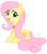 Size: 3850x4400 | Tagged: safe, artist:estories, fluttershy, g4, element of kindness, female, messy mane, simple background, solo, transparent background, vector