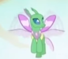 Size: 227x198 | Tagged: safe, screencap, frenulum (g4), changedling, changeling, g4, to where and back again, background changeling, cropped, flying, picture for breezies, solo
