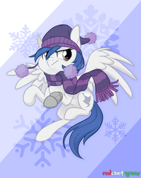 Size: 1000x1259 | Tagged: safe, artist:redchetgreen, oc, oc only, pegasus, pony, amputee, clothes, hat, prosthetic limb, prosthetics, scarf, solo