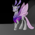 Size: 900x900 | Tagged: safe, artist:bevendre, oc, oc only, oc:queen papillon, changedling, changeling, changeling queen, g4, season 6, to where and back again, changeling oc, changeling queen oc, female, purple changeling, solo