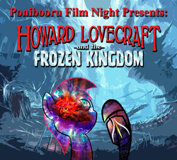 Size: 1000x900 | Tagged: safe, artist:daisyhead, oc, oc only, oc:flicker, ponibooru film night, howard lovecraft and the frozen kingdom
