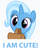 Size: 542x676 | Tagged: safe, trixie, pony, unicorn, g4, to where and back again, captain obvious, cute, diatrixes, female, i'm cute, mare, solo, to saddlebags and back again, trixie is cute, truth
