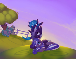 Size: 1440x1120 | Tagged: safe, artist:eosphorite, oc, oc only, pegasus, pony, grass, happy, sky, smiling, spread wings