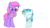 Size: 1280x720 | Tagged: safe, artist:toyminator900, oc, oc only, oc:cyan lightning, oc:melody notes, pegasus, pony, unicorn, clothes, scarf