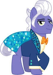 Size: 4012x5593 | Tagged: safe, artist:osipush, gladmane, g4, viva las pegasus, absurd resolution, cape, clothes, commission, looking at you, male, raised hoof, simple background, solo, transparent background, vector