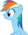 Size: 10076x12417 | Tagged: safe, artist:cyanlightning, rainbow dash, g4, .svg available, absurd resolution, female, simple background, solo, transparent background, vector