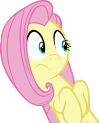 Size: 10124x12405 | Tagged: safe, artist:cyanlightning, fluttershy, g4, .svg available, absurd resolution, female, simple background, solo, transparent background, vector