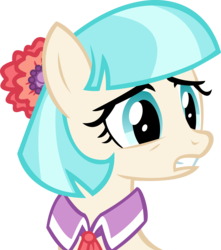 Size: 10604x11970 | Tagged: safe, artist:cyanlightning, coco pommel, g4, .svg available, absurd resolution, collar, female, simple background, solo, transparent background, vector