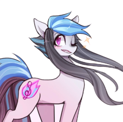 Size: 537x535 | Tagged: dead source, safe, artist:liliumena, dj pon-3, octavia melody, vinyl scratch, earth pony, pony, g4, female, fusion, solo