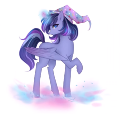 Size: 509x480 | Tagged: dead source, safe, artist:liliumena, trixie, twilight sparkle, oc, alicorn, pony, g4, female, fusion, mare, solo, twilight sparkle (alicorn)