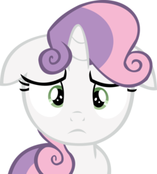 Size: 10657x11851 | Tagged: safe, artist:cyanlightning, sweetie belle, g4, .svg available, absurd resolution, female, floppy ears, simple background, solo, transparent background, vector