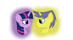 Size: 2512x1372 | Tagged: safe, artist:estefania200, comet tail, twilight sparkle, g4, male, ship:cometlight, shipping, simple background, straight, transparent background, vector