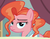 Size: 632x494 | Tagged: safe, screencap, peachy plume, earth pony, pony, g4, where the apple lies, female, looking at you, mare, receptionist, solo, unamused
