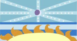 Size: 1123x605 | Tagged: safe, g4, ppov, british columbia, flag, moon, no pony, stars, sun, vector